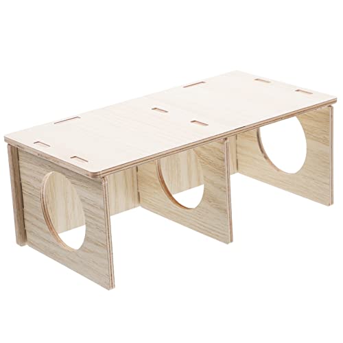 JOINPAYA Hamsterhaus aus Hochwertigem Holz Gemütliches Versteck für Zwerghamster und Meerschweinchen Langlebig Geruchlos Entspannen für Kleine Haustiere Geeignet von JOINPAYA