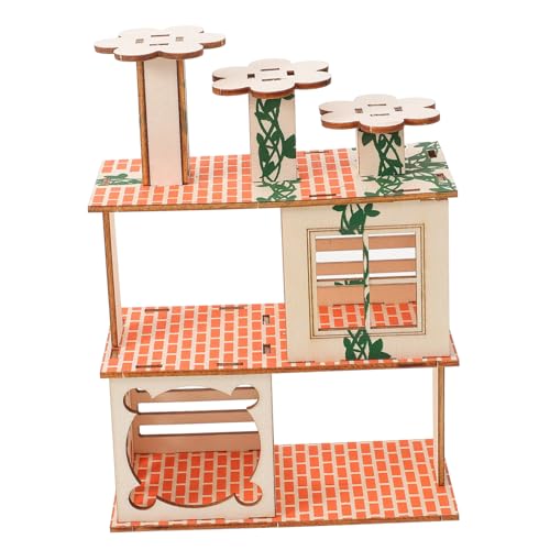 JOINPAYA Hamsterhaus aus Niedliches Hamsterversteck Spielplatz für Zwerghamster und Meerschweinchen für Gemütliche Rückzugsorte und Spielvergnügen JOINPAYA Hamsterhaus aus Niedliches Hamsterversteck Spielplatz für Zwerghamster und Meerschweinchen für Gemütliche Rückzugsorte und Spielvergnügen von JOINPAYA