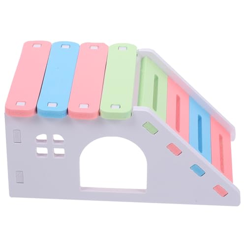 JOINPAYA Hamsterhaus mit Kletterleiter aus Stabilem PVC Mehrkammerversteck für Zwerghamster und Chinchillas Privater Rückzugsort und Spielplatz für Kleintiere Langlebiges Zubehör für von JOINPAYA