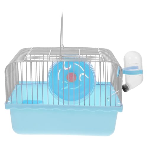 JOINPAYA Hamsterkäfig Träger Hamster Tragetasche Tragbare Transportbox für Hamster Hamstertrage mit Wasserflasche Rosa Laufkäfig für Haustiere Transporthamster Abs Blue JOINPAYA Hamsterkäfig Träger Hamster Tragetasche Tragbare Transportbox für Hamster Hamstertrage mit Wasserflasche Rosa Laufkäfig für Haustiere Transporthamster Abs Blue von JOINPAYA
