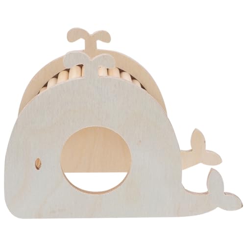 JOINPAYA Hamsternest Hamster -Nestspielzeug Hamster -Versteck meerschweinchenkäfig Hamsterverstecke Mini Hamster brücke Hamster Hamsterversteck Nest Hamster Holzhaus hölzern von JOINPAYA