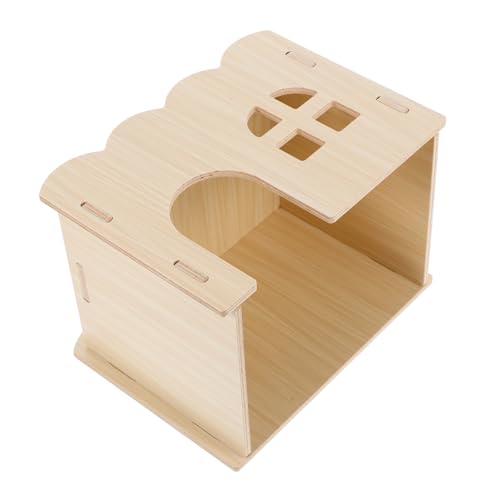 JOINPAYA Holz Hamster Hideout Pet Laufstall Käfig Tier Hideaway Nest Für Hamster von JOINPAYA