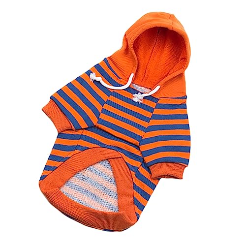JOINPAYA Haustier-Pullover Dog Clothes for small Dogs hundemantel Haustierpyjama Dog Costumes Pet Fashion für Welpe Streifen Hundekostüme Haustier gestreifte Kleidung Hundehemd Baumwolle von JOINPAYA