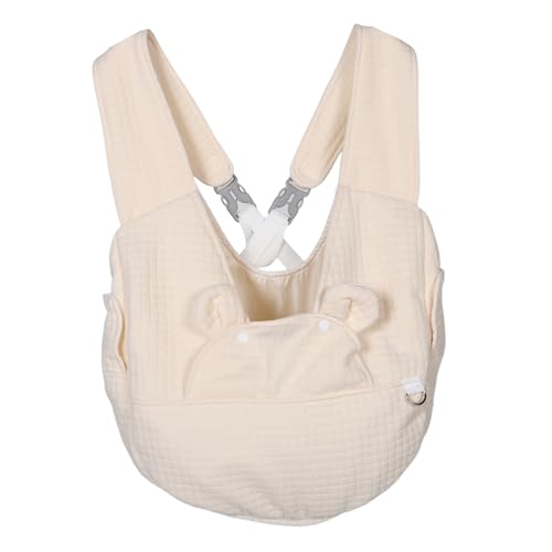JOINPAYA Haustier Rucksack für Kleine und Katzen Bequeme Tragtasche mit Mehreren Fächern Atmungsaktiv und Tragbar für Reisen und Outdoor Aktivitäten Beige von JOINPAYA