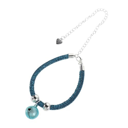 JOINPAYA Haustierhalsband Hundekragen Halskette Kätzchen Halsband Welpenschmuck Halsring Für Haustiere Hundehalskragen Welpe Fliege Hund Glocke Halsband Haustierzubehör Welpenhalsband Pu von JOINPAYA
