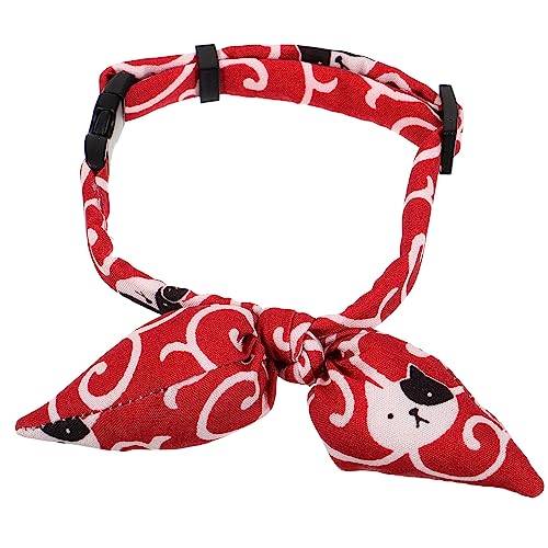 JOINPAYA Haustierhalsband Mit Dekorativem Bowknot Verstellbar Für Kleine Und Katzen Atmungsaktives Design Erhältlich Für Partys Und Besondere Anlässe von JOINPAYA