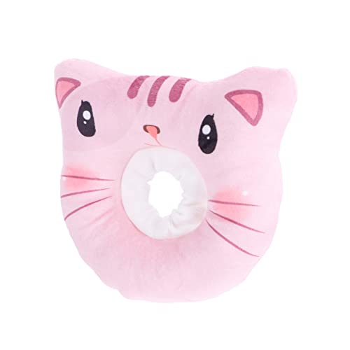 JOINPAYA Haustierhalsband einstellbar Kätzchen-Halskegel Operation Katze Donut-Katzenhalsband nach Name Rettungshalsbänder für Verstellbarer Kätzchenkragen PP Baumwolle Rosa von JOINPAYA