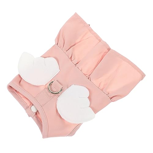 JOINPAYA Haustierkleid Im Design Für Atmungsaktive Katzen Und Hundekleidung Hübsches Sommeroutfit Mit Engelflügeln Partys Und Fotoshootings von JOINPAYA