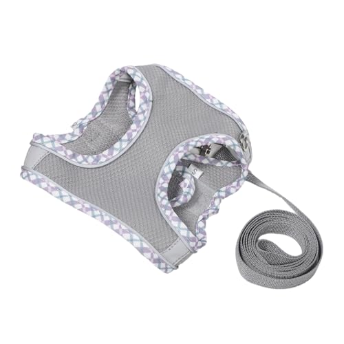 JOINPAYA Haustierleine Mesh-Katzenlaufgeschirr Geschirrweste Reflektierende einstellbare Hundekabelbaum Einstellbarer Katzenkabelbaum Reflektierender Hundekabelbaum Verstellbar Polyester von JOINPAYA