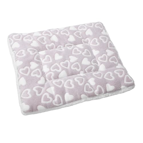 JOINPAYA Haustiermatte Haustier-schlafdecke Hundematten Zum Schlafen Welpenbetten Für Kleine Hunde Katze Bett Matte Schlafunterlage Für Katzen Hundeunterlagen Katzenzubehör Light Grey Stoff von JOINPAYA
