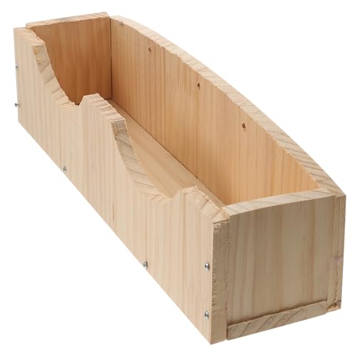 JOINPAYA Heuhändler aus Holz Langlebige Futterrille für Kleintiere für Chinchillas und Meerschweinchen Sicher Befestigen Am Käfig JOINPAYA Heuhändler aus Holz Langlebige Futterrille für Kleintiere für Chinchillas und Meerschweinchen Sicher Befestigen Am Käfig von JOINPAYA