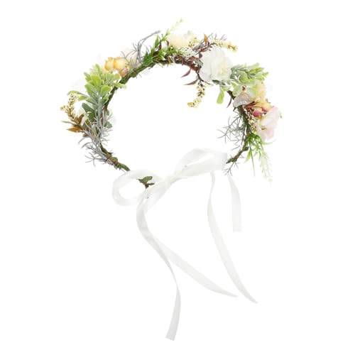 JOINPAYA Hochzeitsblumen Hundehalsband Blumenkranz Verstellbar Leichtes Haustiercollar für Fotoshooting Party Alltag Dekoration von JOINPAYA