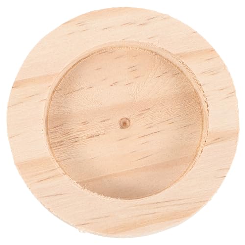 JOINPAYA Holz Futterschale für Kleintiere Meerschweinchen Hamster und Freundlicher Futter und Wassernapf aus Langlebigem Holz Hygienisch zu Reinigen Kompakt von JOINPAYA