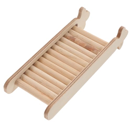 JOINPAYA Dekorative Kletterbrücke Für Hamster Und Meerschweinchen Multifunktionale Holzleiter Für Kleine Haustiere Und Verstecken Oberfläche Und Robust von JOINPAYA