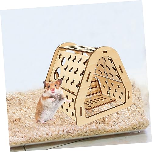 JOINPAYA Holzhausspielzeug Hamster Brücke Für Hamster -versteck Kleine Haustier-rutschbrücke Drinnen DIY DIY Hölzern von JOINPAYA