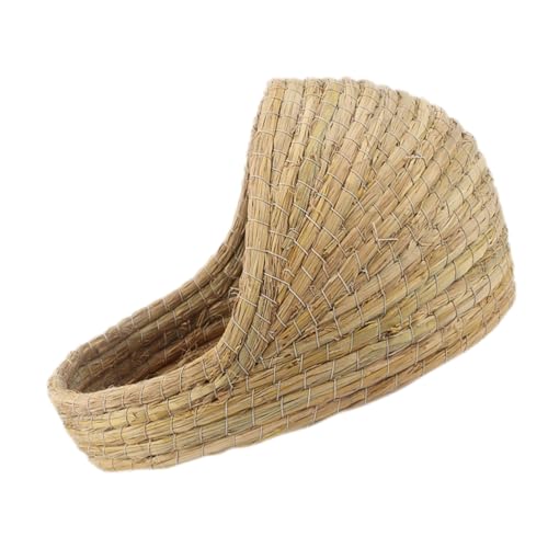 JOINPAYA Kuschelnest Aus Stroh Für Kleintiere Leichtes Gemütliches Schlafhaus Für Kaninchen Meerschweinchen Und Igel Für Ruhe Und Eiablage von JOINPAYA