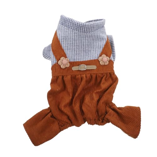 JOINPAYA Hunde-Overalls Party Ups Kleines Hundezubehör Lustig Hundekostüme Outfits Zubehör Für Haustierkleidung Hundekleidung Kleine Hundejacke Warme Jacke Hundekostüm Kleidung Coffee Cord JOINPAYA Hunde-Overalls Party Ups Kleines Hundezubehör Lustig Hundekostüme Outfits Zubehör Für Haustierkleidung Hundekleidung Kleine Hundejacke Warme Jacke Hundekostüm Kleidung Coffee Cord von JOINPAYA