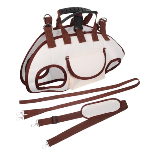 JOINPAYA Hunde gehen aus Tragetasche aus Shoulder Bag for Dog Katzenumhängetasche tragen tragbare Transportbox für Haustiere Dog Handbag Hundeumhängetasche Tragetuch für Hunde Beige von JOINPAYA