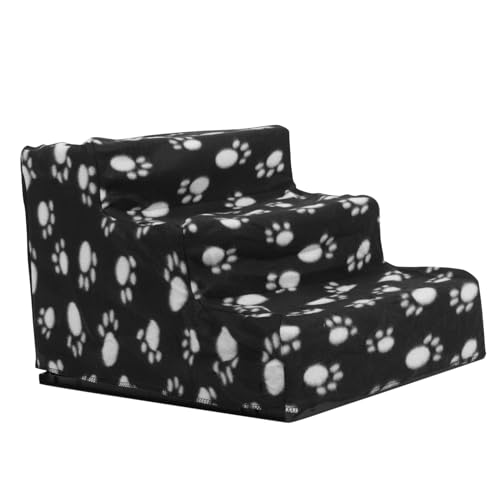 JOINPAYA Hunde und Katzenleiter aus Weichem Rutschfestem Material Stabile Haustiertreppe für Kleine Hunde und Welpen Vielseitige Kletterhilfe für Sofa Bett und Auto Langlebiges von JOINPAYA