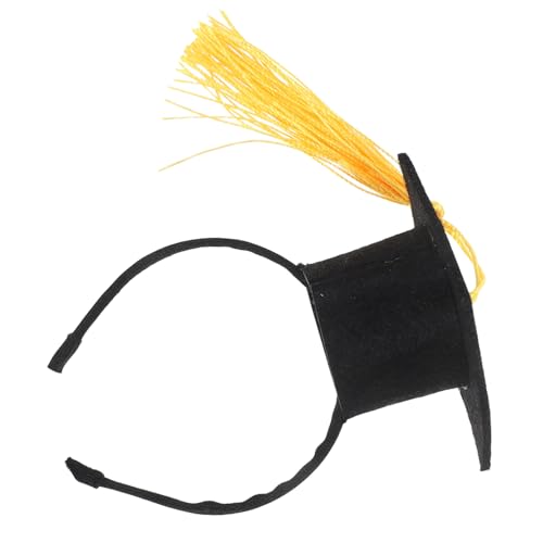 JOINPAYA Hundeabschlusskappe Stirnband Lustige Haustier Doktor Cap Lustiger Haustier Doktor Hut Mit Quasten Haarzubehör Für Katzen Und Hunde Gradparty Haustiershows von JOINPAYA