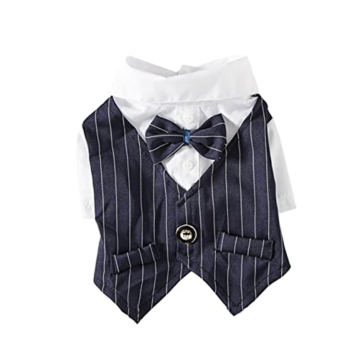 JOINPAYA Hundeanzug Kleidung Welpe Hochzeit Hundekleidung Haustieranzug Kleid Hundekleid Hundeoutfit Hunde Hund Smoking Größe Katze Hundekostüme Marineblau JOINPAYA Hundeanzug Kleidung Welpe Hochzeit Hundekleidung Haustieranzug Kleid Hundekleid Hundeoutfit Hunde Hund Smoking Größe Katze Hundekostüme Marineblau von JOINPAYA