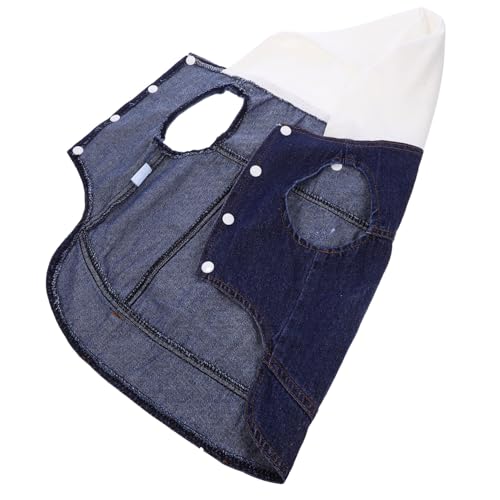 JOINPAYA Hundekleidung Jeans Weste für Haustiere Herbst XXL Modischer Denim Look Atmungsaktiv und Schützend für Kleine bis Große Hochwertiges JOINPAYA Hundekleidung Jeans Weste für Haustiere Herbst XXL Modischer Denim Look Atmungsaktiv und Schützend für Kleine bis Große Hochwertiges von JOINPAYA