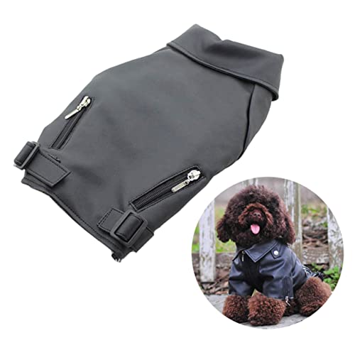 JOINPAYA Hundemantel für Winter Winddichte Hundebekleidung aus PU Welpenjacke mit Reißverschluss für Haustiere JOINPAYA Hundemantel für Winter Winddichte Hundebekleidung aus PU Welpenjacke mit Reißverschluss für Haustiere von JOINPAYA