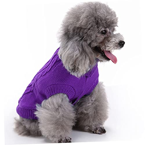 JOINPAYA Hundepullover aus Weichem Strick Leichter Komfortabler Winter Pullover für Kleine Hunde Einfach Anzuziehen Hautfreundlich Langlebig Warmes Haustierkleidungsstück in XL JOINPAYA Hundepullover aus Weichem Strick Leichter Komfortabler Winter Pullover für Kleine Hunde Einfach Anzuziehen Hautfreundlich Langlebig Warmes Haustierkleidungsstück in XL von JOINPAYA