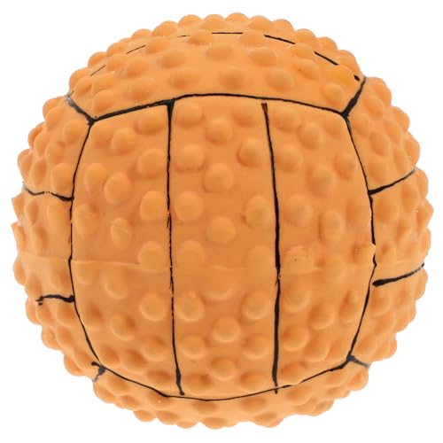 JOINPAYA Hundespielzeug Latex Quietscher Ball Langlebiges Bissfestes Welpen kauspielzeug zur Zahnpflege Interaktiver Beißball für Kleine und Große Hunde Fördert Spielerisches Lernen und von JOINPAYA