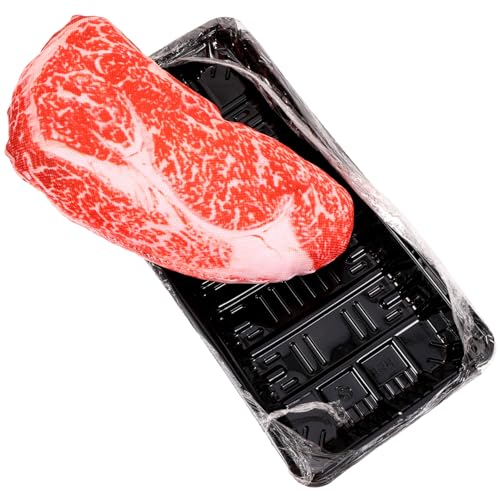 JOINPAYA Hundespielzeug Steakform Simuliertes Quietschspielzeug für Kleine Hunde Interaktives Kauspielzeug für Welpen Fördert Kauverhalten und Schützt Möbel Unterhaltsames JOINPAYA Hundespielzeug Steakform Simuliertes Quietschspielzeug für Kleine Hunde Interaktives Kauspielzeug für Welpen Fördert Kauverhalten und Schützt Möbel Unterhaltsames von JOINPAYA