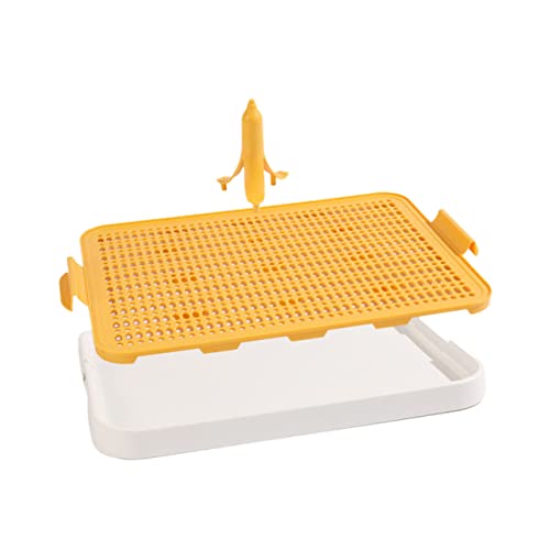 JOINPAYA Hundetoilette für Welpen Hochwertiges Töpfchen mit Abgerundeten Kanten und Wasserdichtem Design für Innenhaltung Hält Gerüche Schach und Sorgt für Sauberkeit JOINPAYA Hundetoilette für Welpen Hochwertiges Töpfchen mit Abgerundeten Kanten und Wasserdichtem Design für Innenhaltung Hält Gerüche Schach und Sorgt für Sauberkeit von JOINPAYA
