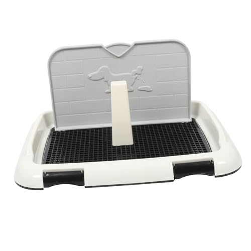 JOINPAYA Hundetoilette für Welpen Rutschfestes Indoor Hundetoiletten Tablett Große Haustiertoilette mit Spritzschutz aus Robustem für Kleine und Mittelgroße von JOINPAYA