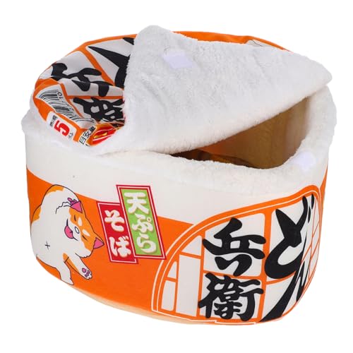 JOINPAYA Instant Nudelform Katzennest Nestmatte für Haustiere Abnehmbares Katzenbett Haustierbett Katzenwärmebett Ramen-Katzenbett Kissen für Haustiere Haustier-Sofa Schwamm Orange JOINPAYA Instant Nudelform Katzennest Nestmatte für Haustiere Abnehmbares Katzenbett Haustierbett Katzenwärmebett Ramen-Katzenbett Kissen für Haustiere Haustier-Sofa Schwamm Orange von JOINPAYA