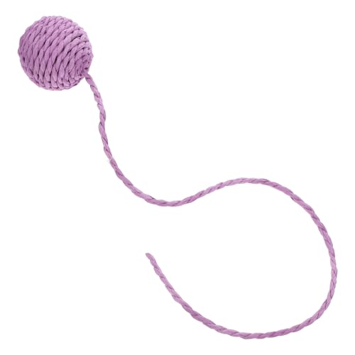 JOINPAYA Interaktive Katzenspielzeug Sisal Seilkatze Mit Glocken Für Katzenkratzer Nach Kätzchen Spiel Bälle Fun Pet Accessoires Für Innenkatzen von JOINPAYA