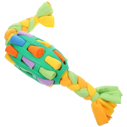 JOINPAYA Interaktiver Snuffle Ball für Futterspender Spielzeugball zur Geistigen Aktivität Kauspielzeug aus Robustem Material für Beschäftigungsspielzeug JOINPAYA Interaktiver Snuffle Ball für Futterspender Spielzeugball zur Geistigen Aktivität Kauspielzeug aus Robustem Material für Beschäftigungsspielzeug von JOINPAYA