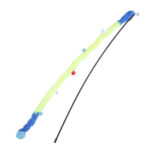 JOINPAYA Katzenspielzeug Interaktives Spielzeug mit Ball und Federstab für Kätzchen Plüsch Katzenspielzeug mit Glocke Indoor Beschäftigungsspielzeug für Katzen Blau JOINPAYA Katzenspielzeug Interaktives Spielzeug mit Ball und Federstab für Kätzchen Plüsch Katzenspielzeug mit Glocke Indoor Beschäftigungsspielzeug für Katzen Blau von JOINPAYA