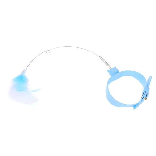JOINPAYA Katze Kuscheltier Katzenfangspielzeug Katzenkragenspielzeug Kätzchen Neckender Zauberstab Katzen-Teaser-Stick Katzenspielzeug Necken Kieselgel Blue JOINPAYA Katze Kuscheltier Katzenfangspielzeug Katzenkragenspielzeug Kätzchen Neckender Zauberstab Katzen-Teaser-Stick Katzenspielzeug Necken Kieselgel Blue von JOINPAYA