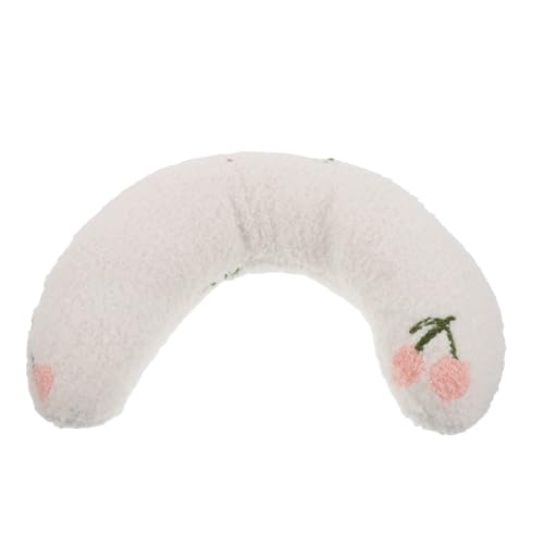 JOINPAYA Katzen-Halbmondkissen Kissen für Hunde U-förmiges Katzenkissen Katze schläft kleines Kissen für Katzen Kissen Katze Kissen für Haustiere Hundekissen Plüsch Beige von JOINPAYA