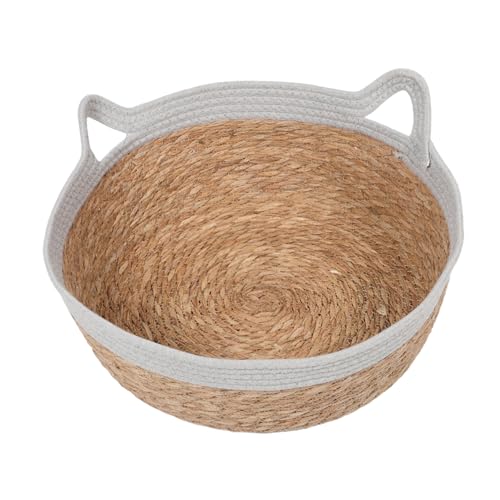 JOINPAYA Katzenbett aus Gewebter Kratzfreundliches Katzennest für Drinnen und Draußen Ganzjährig Einsetzbar Niedlicher Katzenform Bequemer Ruheplatz für Haustier JOINPAYA Katzenbett aus Gewebter Kratzfreundliches Katzennest für Drinnen und Draußen Ganzjährig Einsetzbar Niedlicher Katzenform Bequemer Ruheplatz für Haustier von JOINPAYA