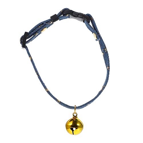 JOINPAYA Katzenhalsband Kitten Silvester gastgeschenk mit Tiermotiv cat Accessories cat Clothing für Nacken Einstellbarer Katzenkragen Katze Krawatte Stoff Golden von JOINPAYA