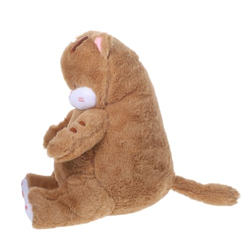 JOINPAYA Katzenkissen Katzenkuscheltier Cutie Cats Katzen Schläfrige Katzenpuppe cat cat Toy Katze ausgestopfte Tiere Plüschkatzenpuppe Plüschtiere PP Baumwolle Brown JOINPAYA Katzenkissen Katzenkuscheltier Cutie Cats Katzen Schläfrige Katzenpuppe cat cat Toy Katze ausgestopfte Tiere Plüschkatzenpuppe Plüschtiere PP Baumwolle Brown von JOINPAYA