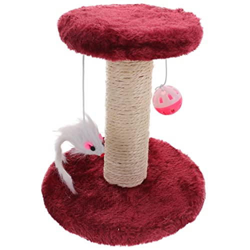 JOINPAYA Katzenkratzbaum Sisalüberzug Kratzfester Kletterstuhl für Katzen für Entspannte Spielzeiten und Krallenpflege Weinrot Hochwertiges Design JOINPAYA Katzenkratzbaum Sisalüberzug Kratzfester Kletterstuhl für Katzen für Entspannte Spielzeiten und Krallenpflege Weinrot Hochwertiges Design von JOINPAYA