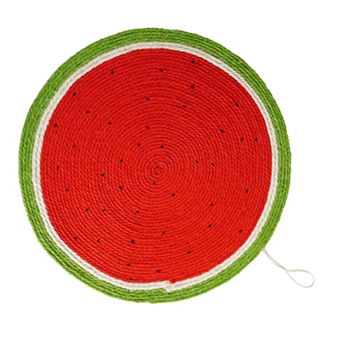 JOINPAYA Katzenkratzmatte im Wassermelonen Design Sisal Kratzpad für Katzen für Drinnen Schont Möbel und Destruktives Verhalten JOINPAYA Katzenkratzmatte im Wassermelonen Design Sisal Kratzpad für Katzen für Drinnen Schont Möbel und Destruktives Verhalten von JOINPAYA