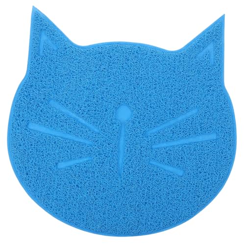 JOINPAYA Katzenschüsselmatte Katzenform rutschfeste Fütterungsmatte aus Wasserdichtem für Haustiere Schützt Böden Futterspritzern für Schalen von JOINPAYA