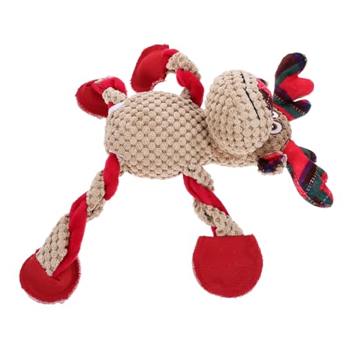 JOINPAYA Kauspielzeug Hund Weihnachtsmotiv Plüschspielzeug mit Quietscher für Hunde Interaktives Intelligenz Sicheres und Langlebiges Hundespielzeug für Drinnen und Draußen JOINPAYA Kauspielzeug Hund Weihnachtsmotiv Plüschspielzeug mit Quietscher für Hunde Interaktives Intelligenz Sicheres und Langlebiges Hundespielzeug für Drinnen und Draußen von JOINPAYA