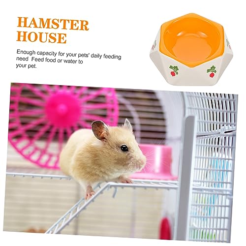 JOINPAYA Keramik Futternapf für Kleintiere Sechseckige Hamster und Meerschweinchen Schüssel Stabile Langlebige Futter und Wasserschale rutschfest Hygienisch Geeignet für Kleine Nager und JOINPAYA Keramik Futternapf für Kleintiere Sechseckige Hamster und Meerschweinchen Schüssel Stabile Langlebige Futter und Wasserschale rutschfest Hygienisch Geeignet für Kleine Nager und von JOINPAYA