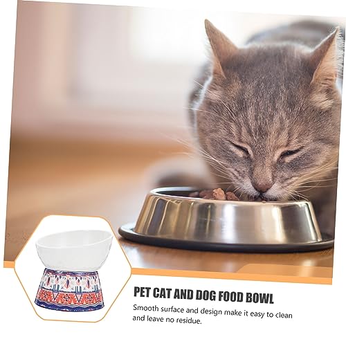 JOINPAYA Keramik Katzenfressnapf Erhöht mit Glattem Rutschfestem Boden Schrägem Design für Nackenschutz Leicht zu Reinigen Langlebig für Katzen und Kleine Haustiere Rosa Farbakzent JOINPAYA Keramik Katzenfressnapf Erhöht mit Glattem Rutschfestem Boden Schrägem Design für Nackenschutz Leicht zu Reinigen Langlebig für Katzen und Kleine Haustiere Rosa Farbakzent von JOINPAYA