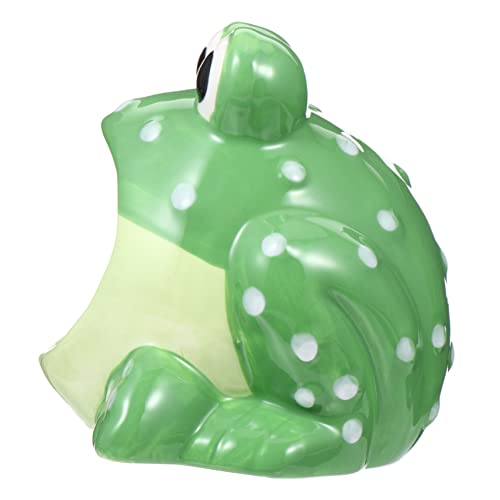JOINPAYA Keramische Ornamente Kleintier Hamsterhütte Chinchilla Versteck Kleines Tier Kühlung Hamster Cooles Nest Hamsterhütten Höhle Minihütte Dekoration Geformt Drinnen Keramik Green von JOINPAYA