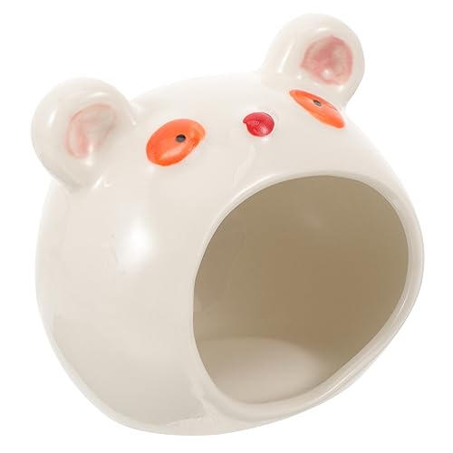 JOINPAYA Keramisches Hamsterversteck Bärenform Kühlendes Hamsterbett für Kleine Haustiere Verstecken und Ausruhen Fördert Einen Besseren Schlaf und Sicheres JOINPAYA Keramisches Hamsterversteck Bärenform Kühlendes Hamsterbett für Kleine Haustiere Verstecken und Ausruhen Fördert Einen Besseren Schlaf und Sicheres von JOINPAYA