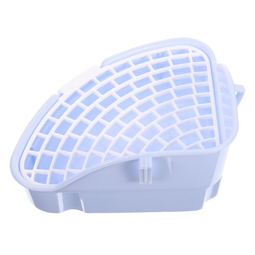 JOINPAYA Kleine Ecktoilette für Kleintiere Dreieckige Haustier Toilette für Kaninchen und Meerschweinchen Leicht und Tragbar mit Abnehmbaren Gittern für Einfache JOINPAYA Kleine Ecktoilette für Kleintiere Dreieckige Haustier Toilette für Kaninchen und Meerschweinchen Leicht und Tragbar mit Abnehmbaren Gittern für Einfache von JOINPAYA